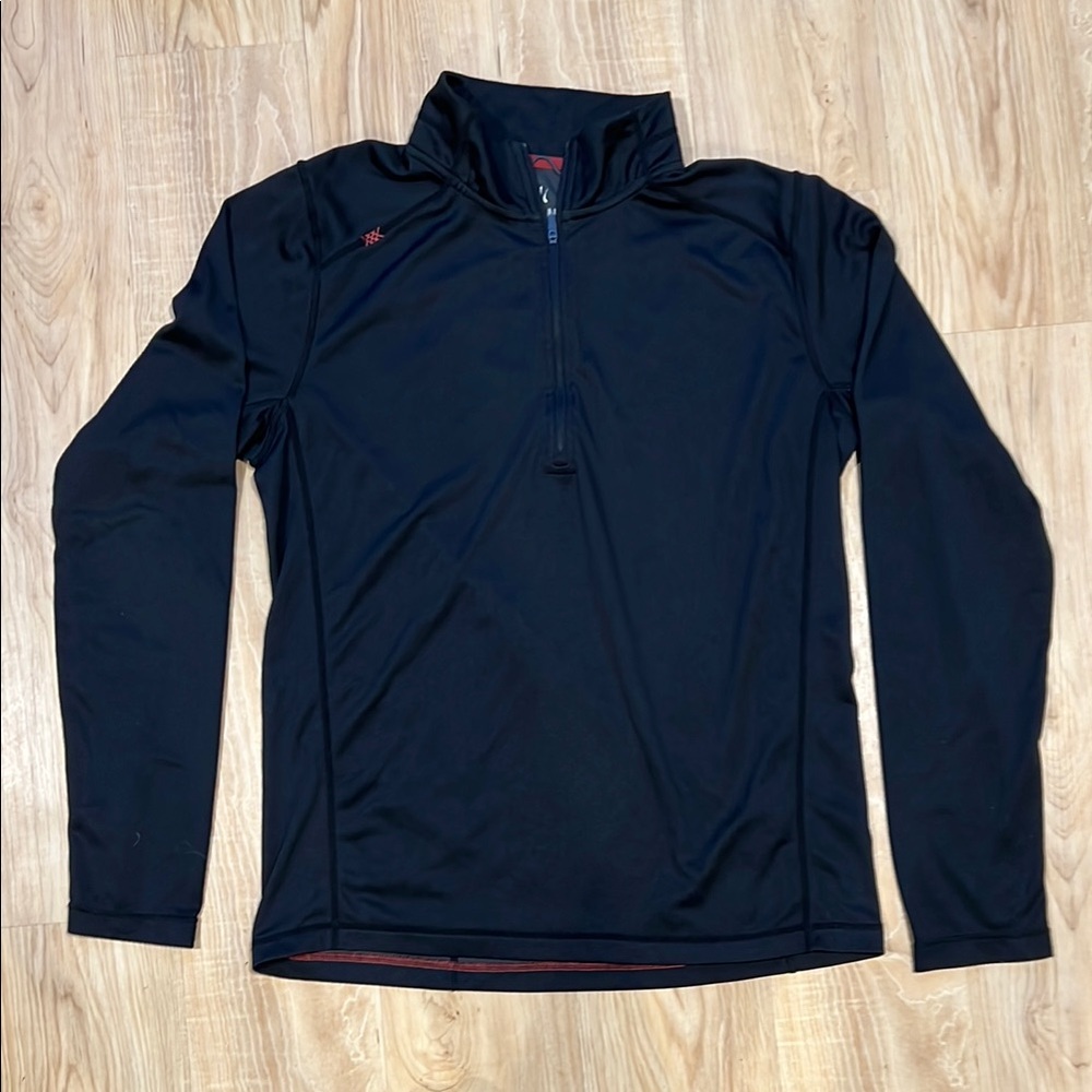 Men's Rhône Black Quarter-Zip